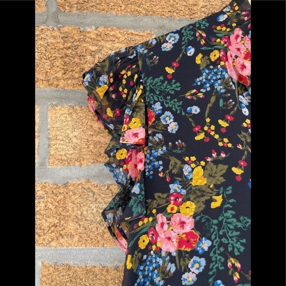 Madewell x No.6 Silk Beacon Dress in Garden Bouquet size 0 - Picture 7 of 14